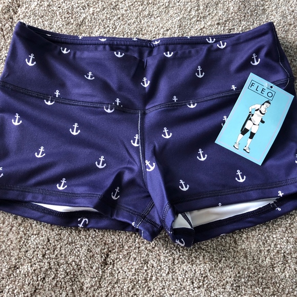 Fleo Pants - NWT Fleo Med Navy Sailor Mouth 3.0 X Jackie Perez
